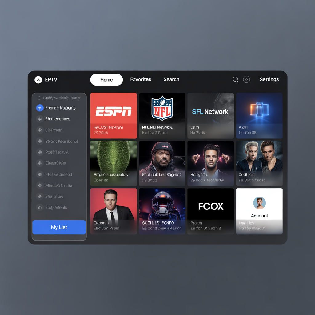 iptv with espn nfl